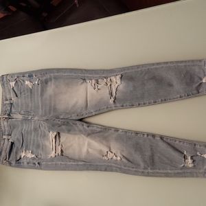 American Eagle High Rise Dream Jeans (Jegging)  (Distressed)